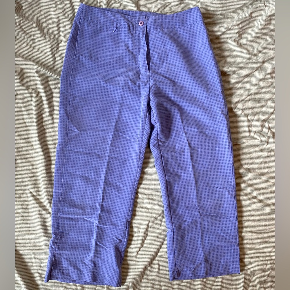 WOOLRICH Purple Checkered Pants